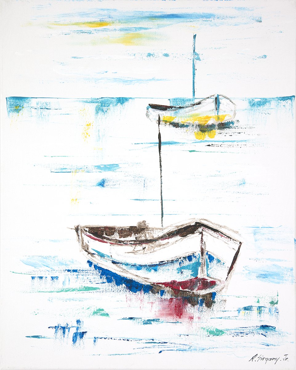 Drifting Home - print on canvas