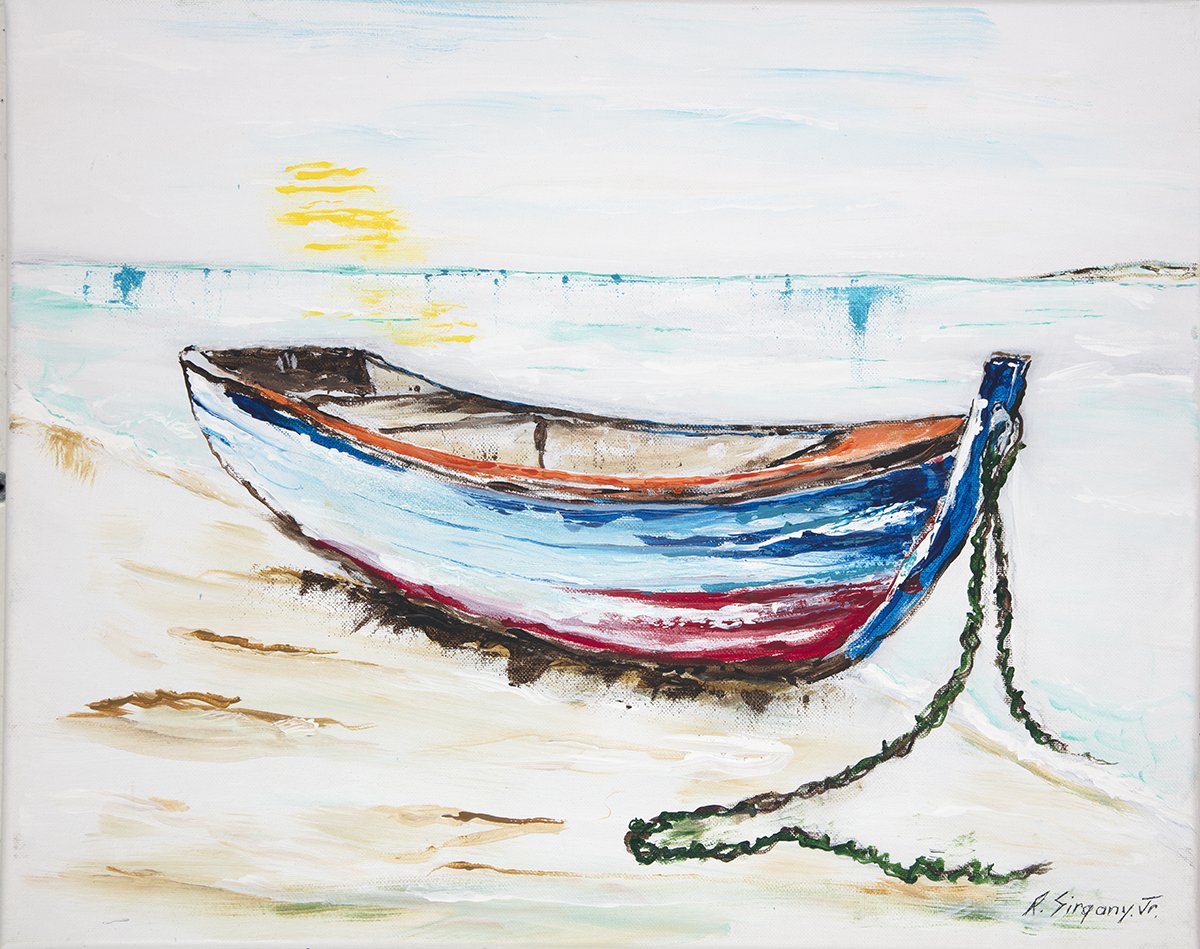 Harbor of Stillness - print on canvas