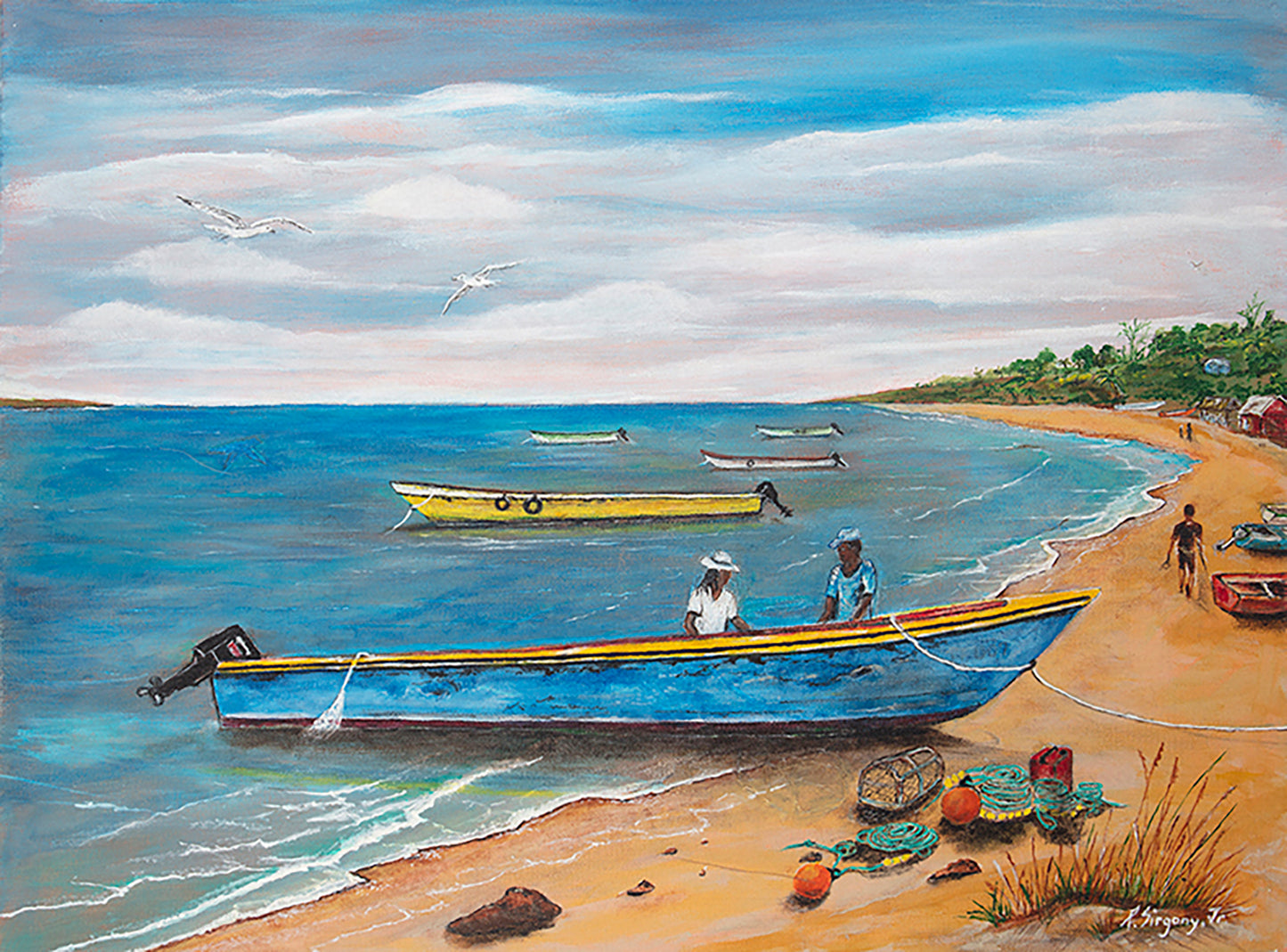 “Fisherman’s Shore” – Original Artwork