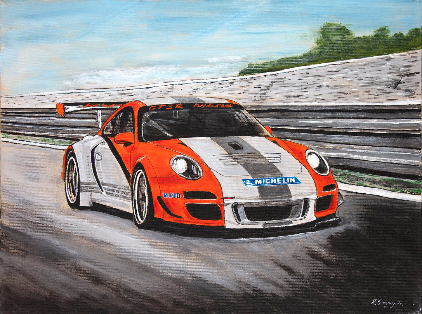 Porsche 911 GT3- Track Me – Original Artwork
