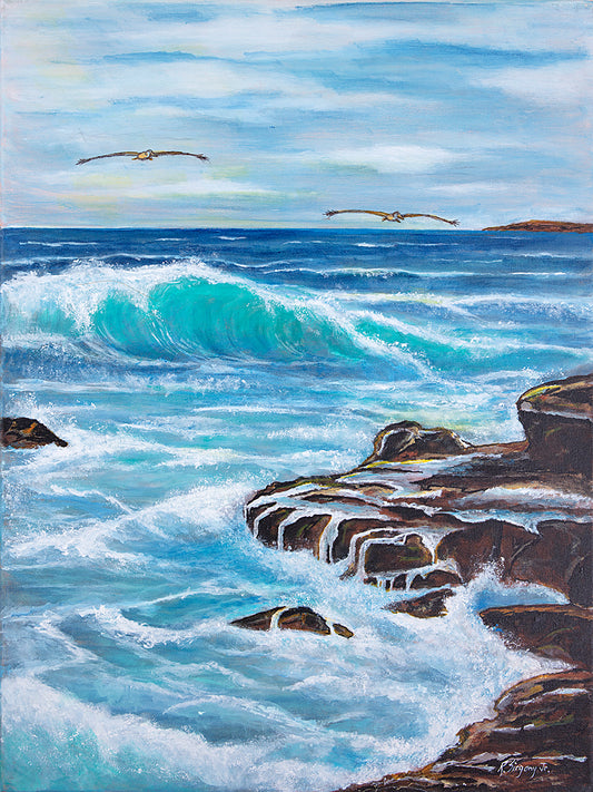 On the Rocks – Original Artwork