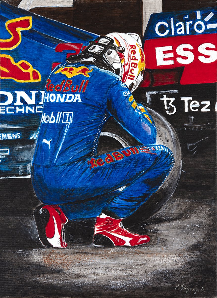 Between Laps - Original Artwork