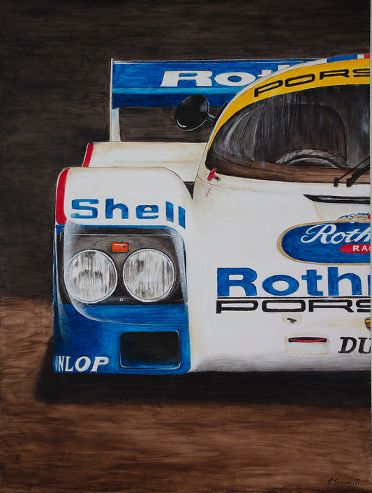 Porsche- Spirit of Le Mans - print on canvas