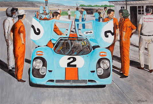 Porsche 917 Daytona- Original Artwork