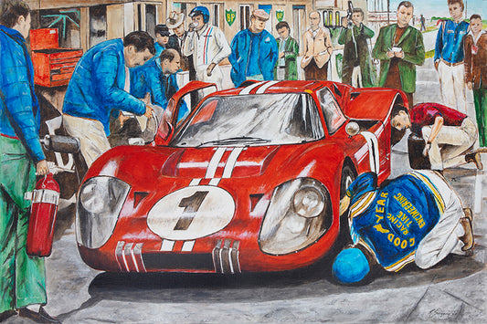 Ford GT 40 - Original Artwork