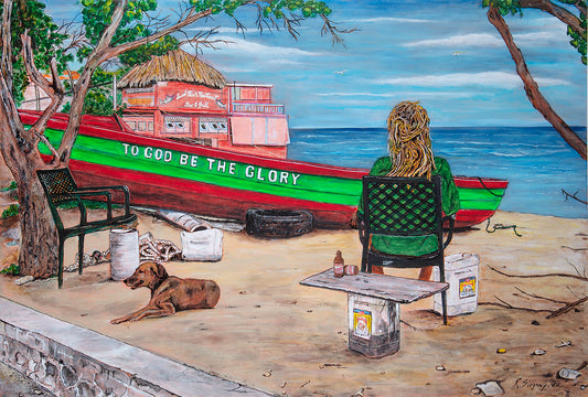 Harbor of Faith - print on canvas