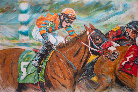 Holding the Line - Print on Canvas