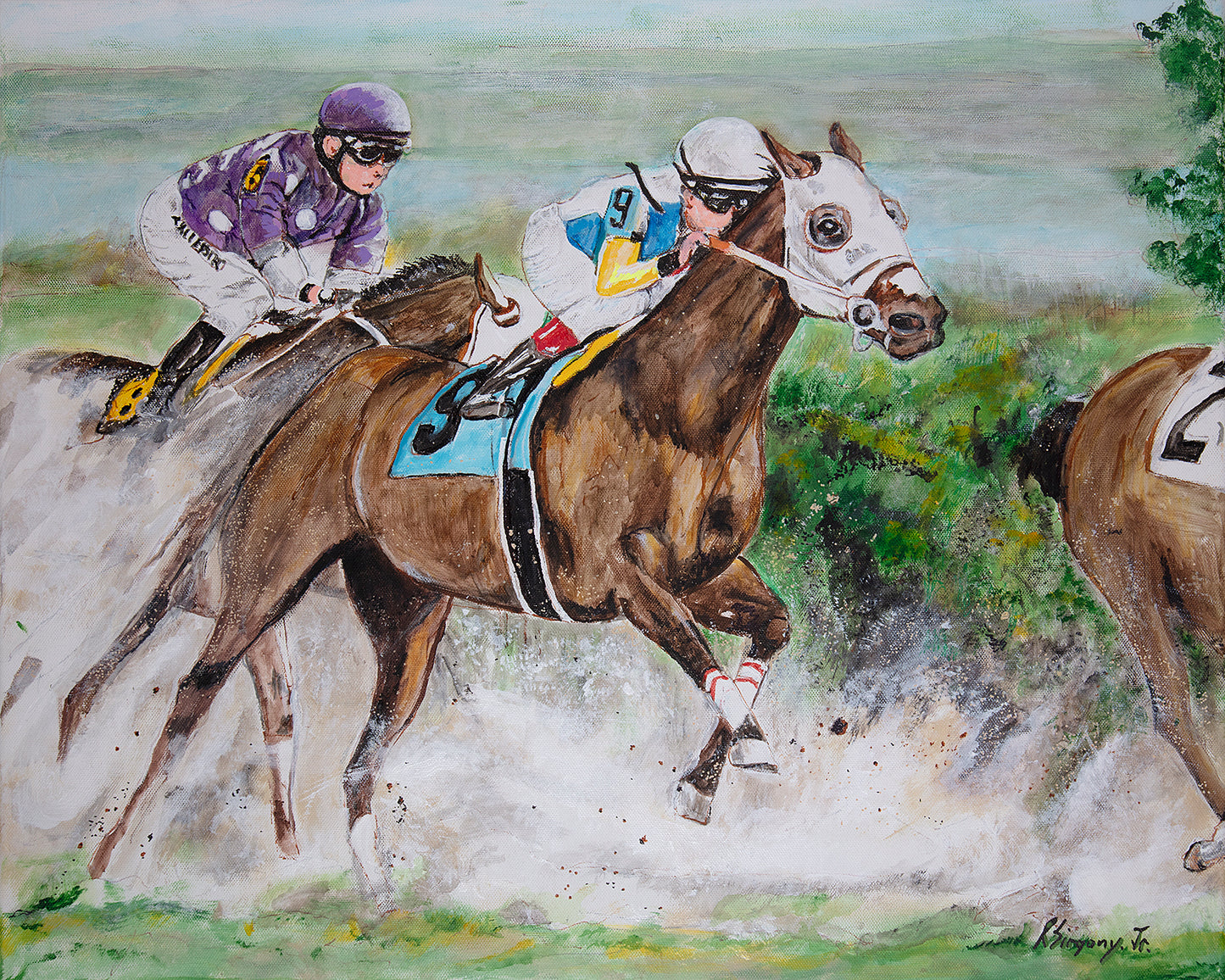 Through the Spray -  Original Artwork