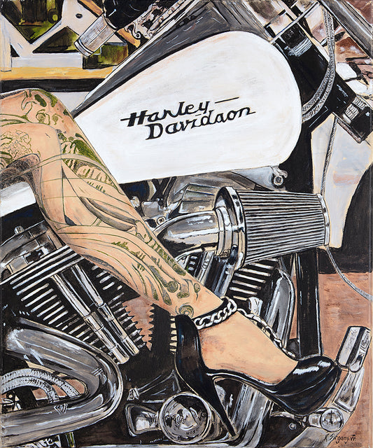 “Honey Harley” – Original Artwork