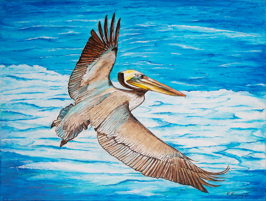 “Ocean Glide” – print on canvas