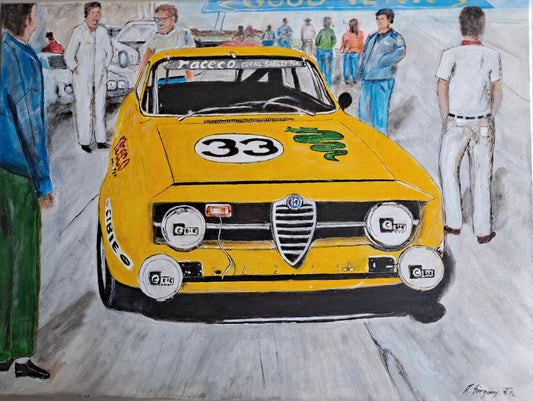 Alfa Romeo - Raceco Days - Original Artwork