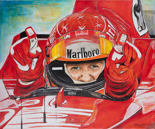 Through the Visor - print on canvas
