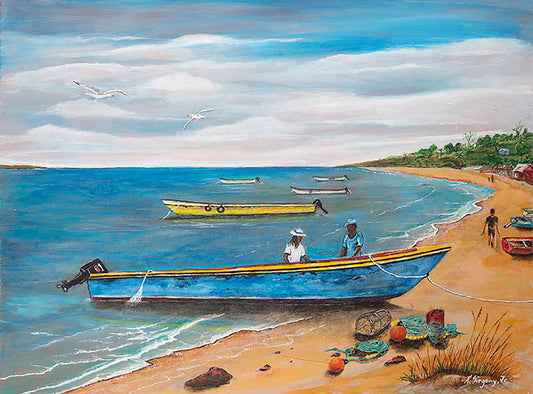 “Fisherman’s Shore” – Original Artwork