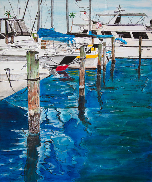 “Harbor Reflections” – Original Artwork